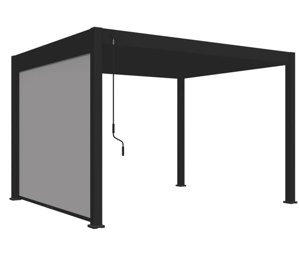 Weide Pergolen - Sonnenrollo für Deluxe/Classic Pergola, ca. B400 cm Anthrazit