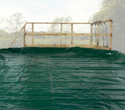Weka Pools & Whirlpools - Abdeckplane 593 für den Massivholzpool 593 Dunkelgrün