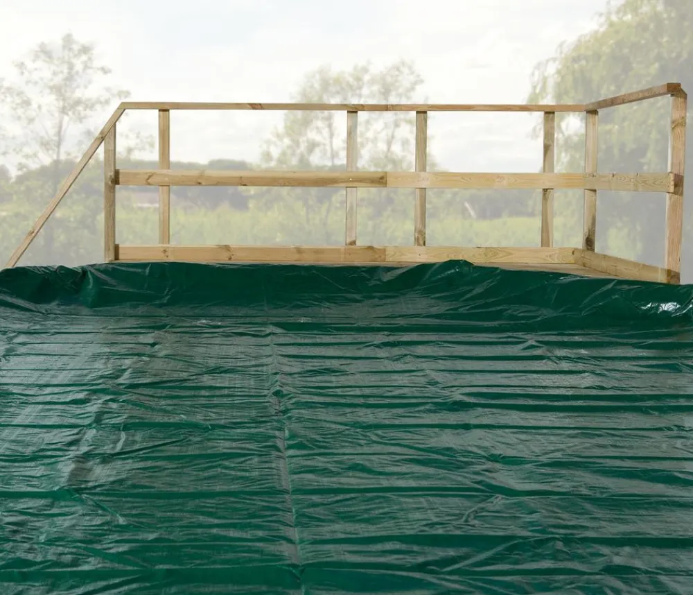 Weka Pools & Whirlpools - Abdeckplane für Pool 595 Grün