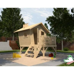 Weka Abenteuerspielhaus Lotti, ca. B214,5/H216/T223,5 cm Natur Best