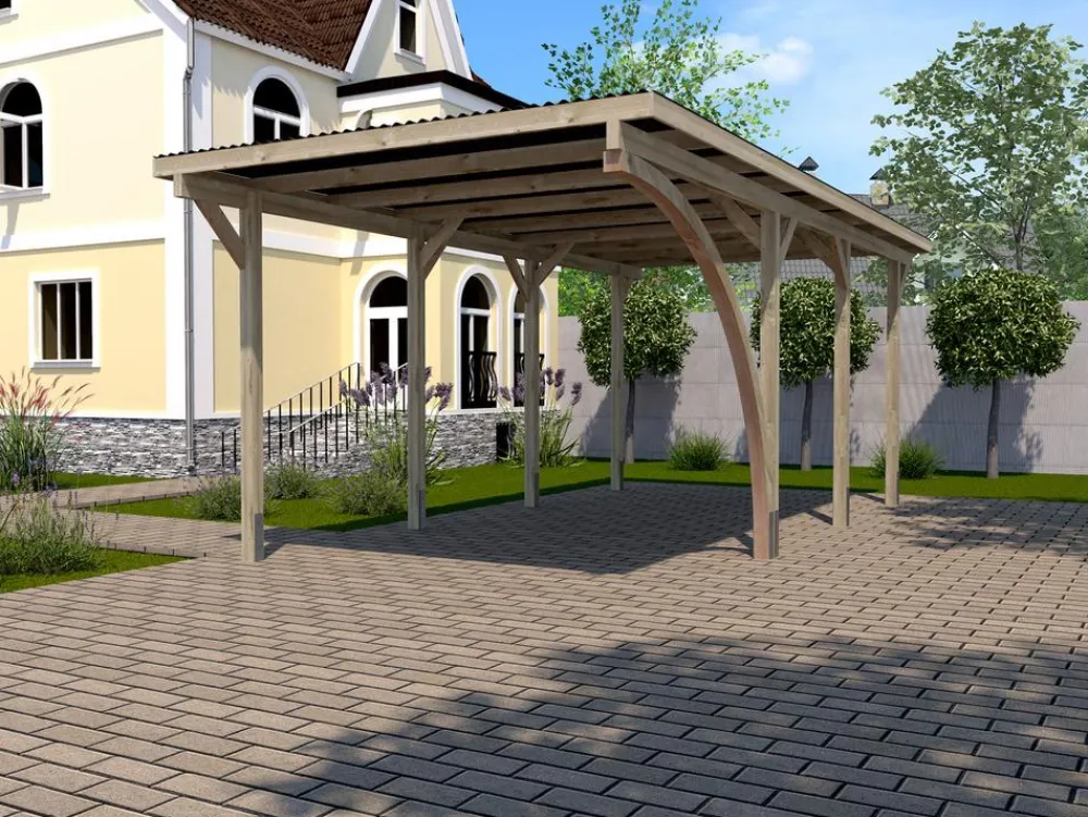 Weka Carports & Garagen > Carport 606 A
