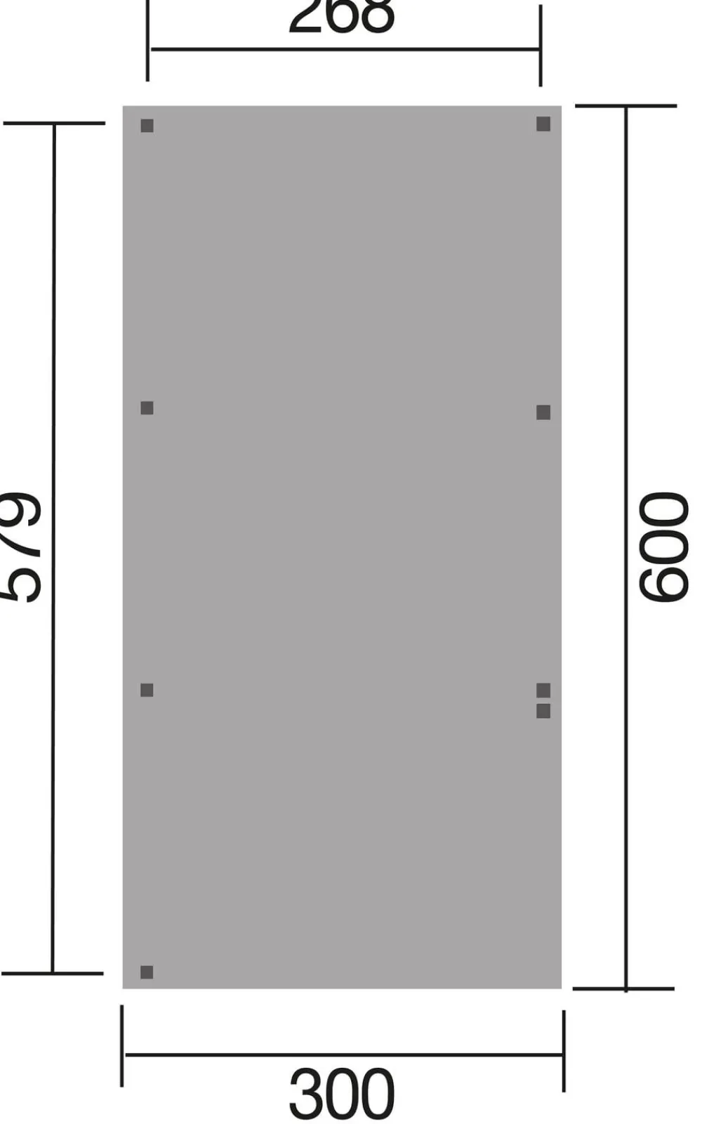 Weka Carports & Garagen > Carport 606 A