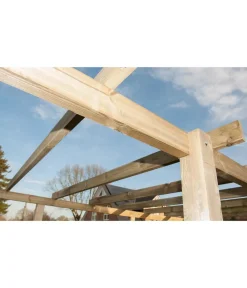 Weka Carports & Garagen > Carport 617, ohne Dacheindeckung
