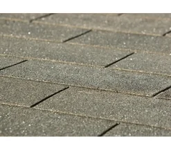 Weka Dachschindeln rechteckig, 3 m² Dunkelgrau New