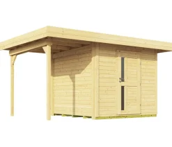Weka Gartenhäuser & Gerätehäuser - Designhaus 172 A Gr. 1, ca. B430/H226/T314 cm Natur