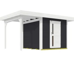 Weka Gartenhäuser & Gerätehäuser - Designhaus 172 A Gr. 1, ca. B430/H226/T314 cm Dunkelgrau