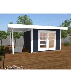 Weka Designhaus 126 A+ Gr. 2, ca. B500/H247/T377 cm Dunkelgrau Hot