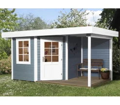Weka Designhaus 213 A Gr.1, ca. B442/H237/T278 cm Grau Outlet