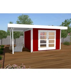 Weka Gartenhäuser & Gerätehäuser > Designhaus 126 A+ Gr. 1, ca. B500/H247/T316 cm