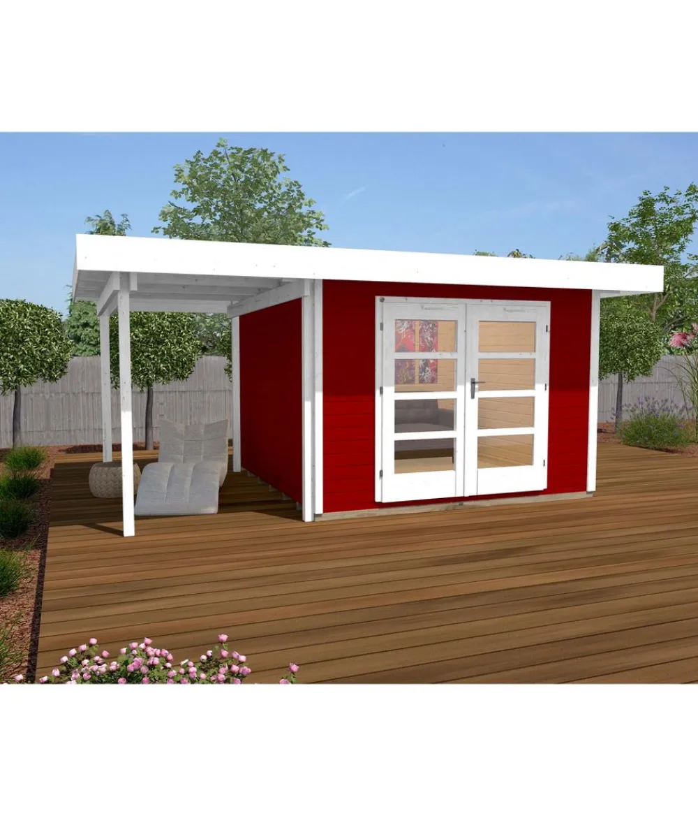 Weka Gartenhäuser & Gerätehäuser > Designhaus 126 A+ Gr. 1, ca. B500/H247/T316 cm