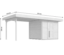 Weka Designhaus 172 B Gr. 1, ca. B575/H226/T314 cm Grau Online