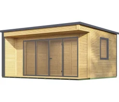 Weka Designhaus Cubilis 4.0, ca. B518/H245/T421 cm Natur Clearance