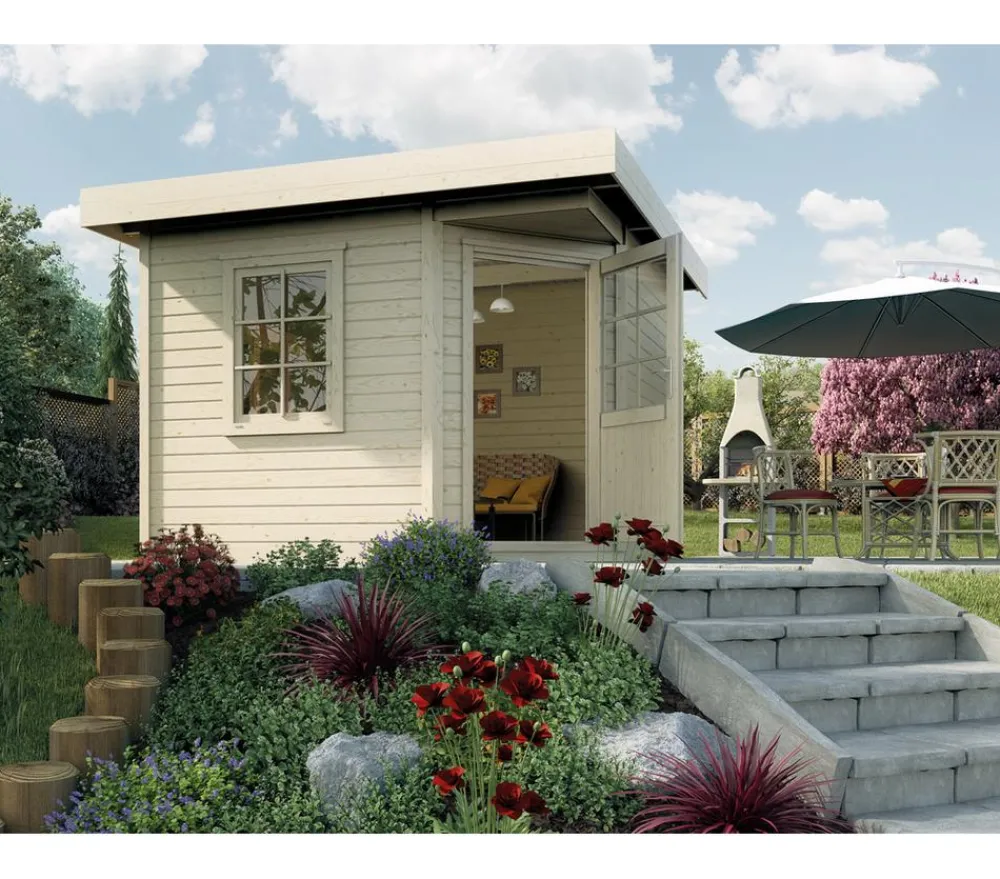 Weka Designhaus 213 Gr.1, ca. B278/H237/T278 cm Natur Sale