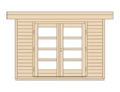 Weka Gartenhäuser & Gerätehäuser > Designhaus 126 Gr.1, ca. B361/H225/T286 cm