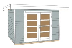 Weka Designhaus 126 Gr.1, ca. B361/H225/T286 cm Grau Best