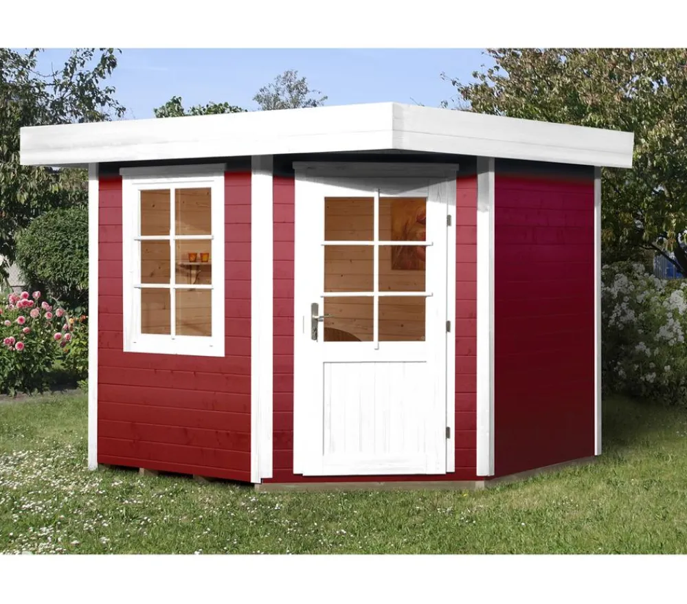 Weka Designhaus 213 Gr.2, ca. B338/H237/T338 cm Rot New