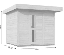 Weka Gartenhäuser & Gerätehäuser > Designhaus 172 Gr. 2, ca. B275/H226/T375 cm