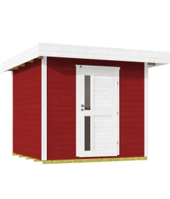 Weka Gartenhäuser & Gerätehäuser - Designhaus 172 Gr. 2, ca. B275/H226/T375 cm Grau