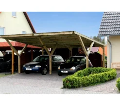 Weka Doppelcarport mit Kunststoffdach, ca. B592/H250/T606 cm Online