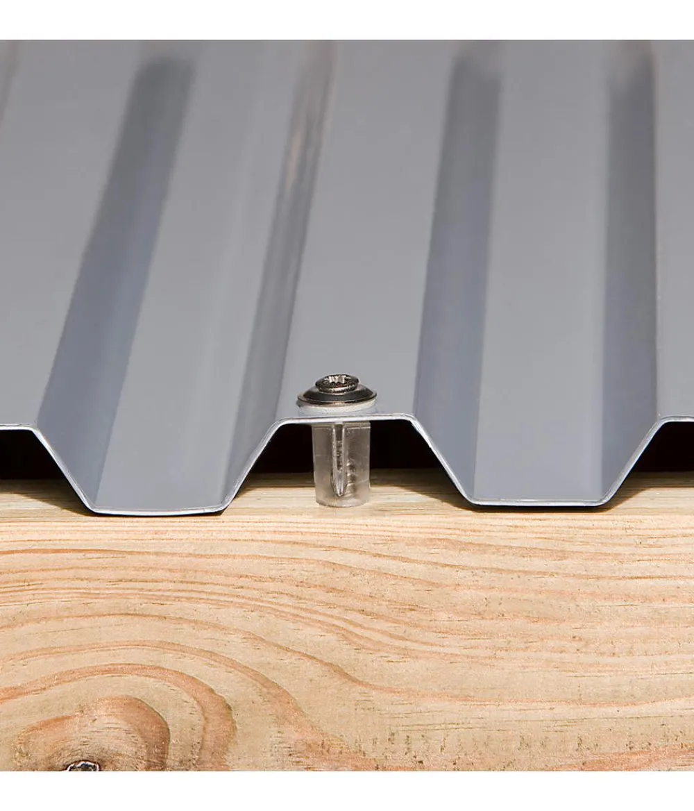 Weka Doppelcarport 618, mit Stahldach Natur Clearance