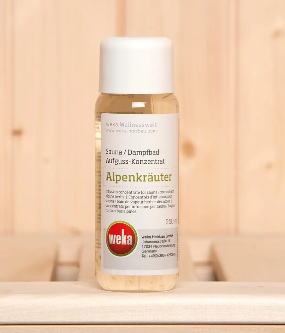 Weka Ecksauna Kemi mit Glastür und Fenster Natur New