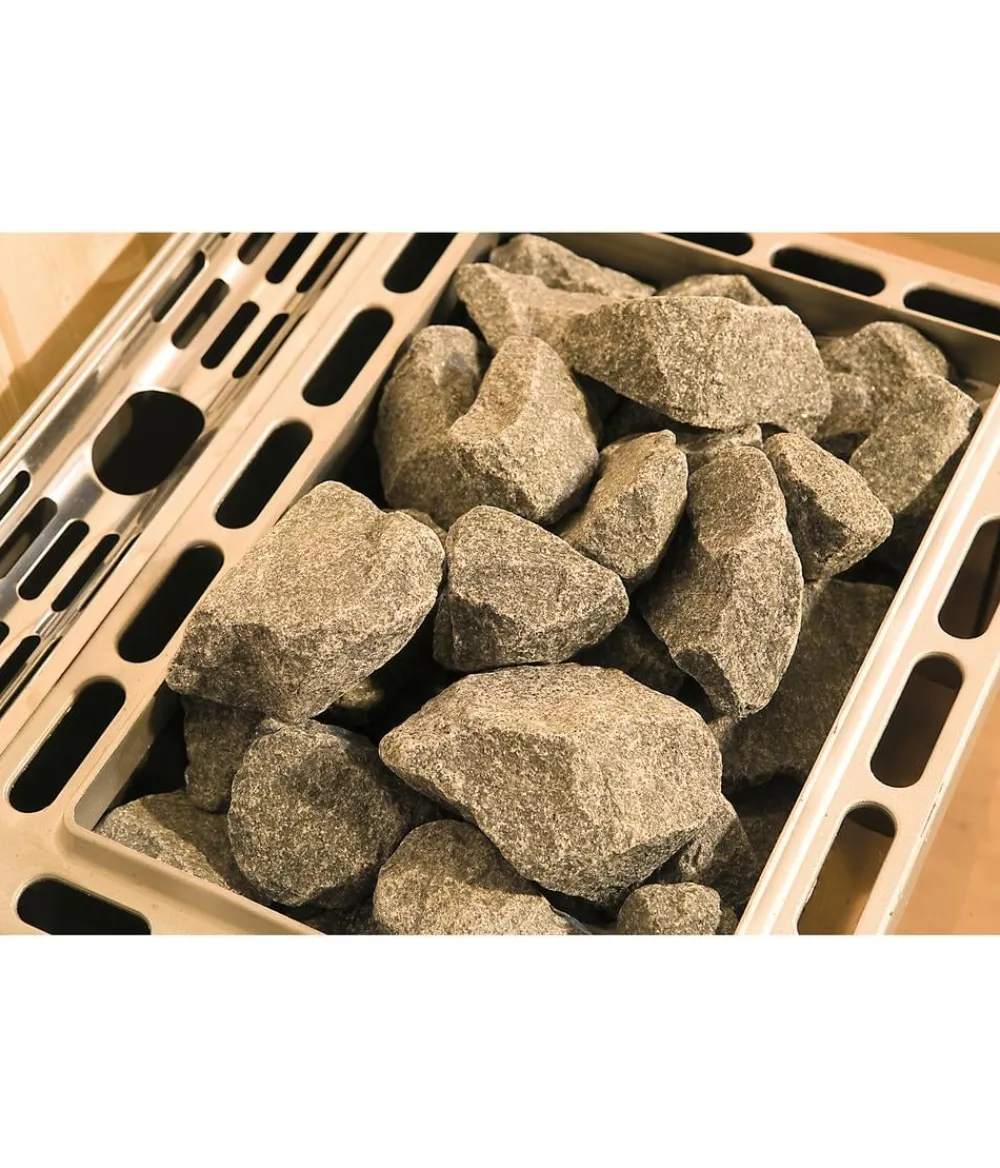 Weka Saunas & Infrarotkabinen - Ecksauna Kiruna mit Glastür, inkl. Ofen Natur