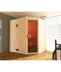Weka Ecksauna Valida mit Glastür Hot