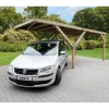Weka Carports & Garagen > Einzelcarport Stahldach, ca. B306/H250/T606 cm