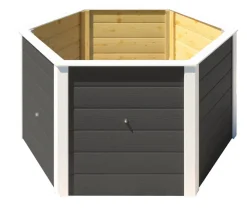 Weka Hochbeete & Frühbeete > Elementhochbeet 6-Ecke 669, ca. B143/H68,5/T143 cm