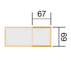 Weka Hochbeete & Frühbeete > Erweiterung für Element-Hochbeet 669, ca. B69/H69/T71 cm