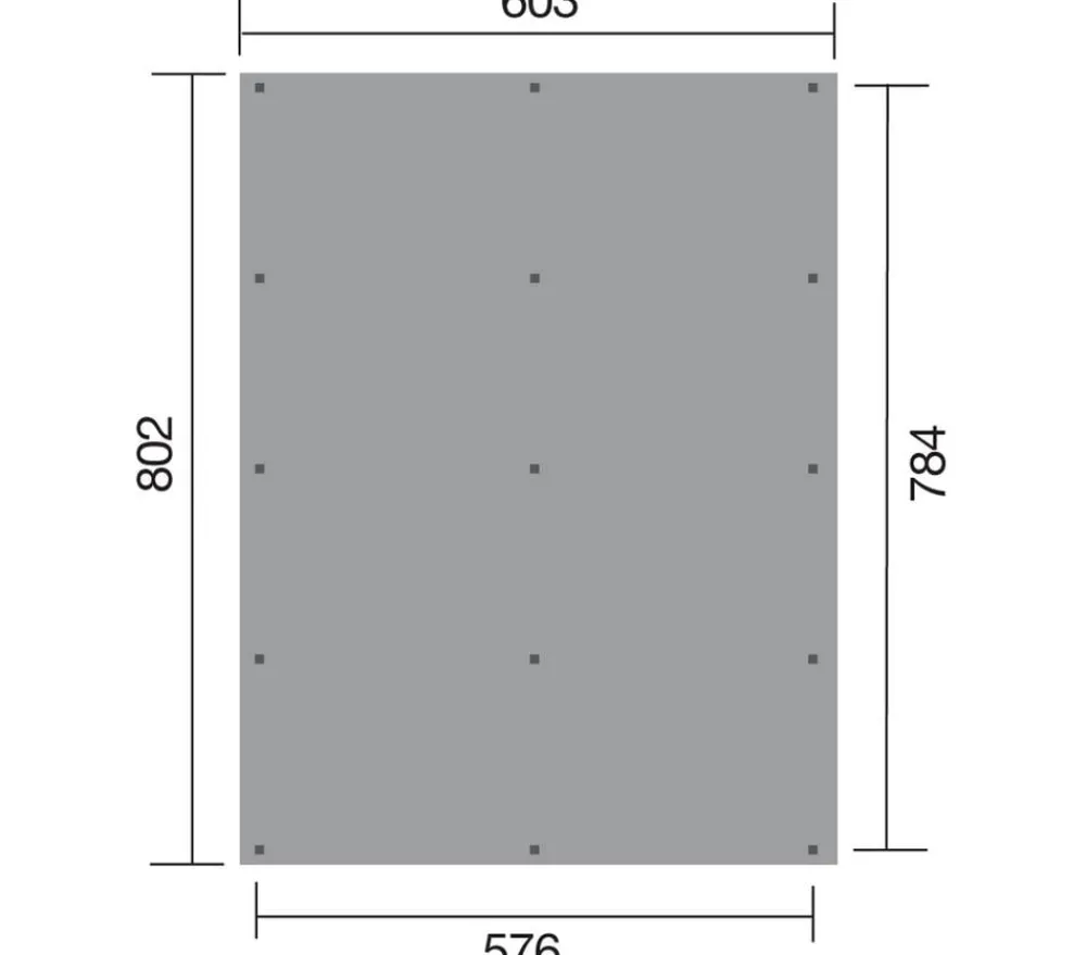 Weka Flachdach-Doppelcarport 618 Hot