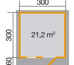 Weka Gartenhäuser & Gerätehäuser > Gartenhaus 131