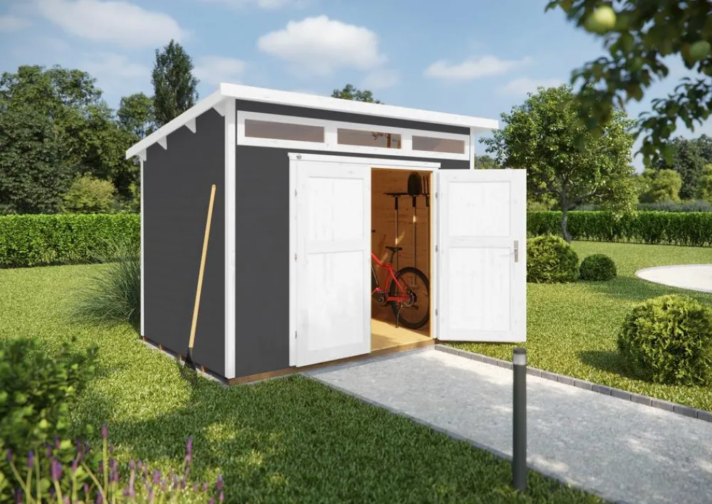 Weka Gartenhaus 264 Grau Hot