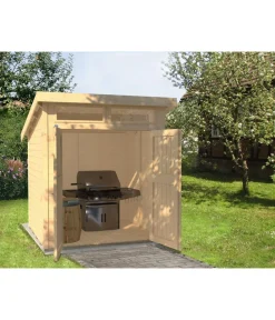 Weka Gartenhäuser & Gerätehäuser - Gartenhaus 325 A, ca. B200/H236/T241 cm Hellbraun