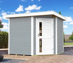 Weka Gartenhaus 229 A Gr. 2, ca. B270/H217/T270 cm Grau Hot