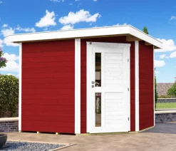 Weka Gartenhäuser & Gerätehäuser - Gartenhaus 229 A Gr. 2, ca. B270/H217/T270 cm Rot