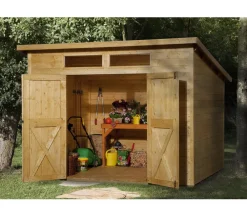 Weka Gartenhaus 325 A Gr. 2, ca. B301/H236/T301 cm Braun