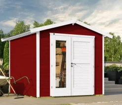 Weka Gartenhäuser & Gerätehäuser - Gartenhaus 224 A Gr. 2, ca. B280/H230/T263 cm Rot