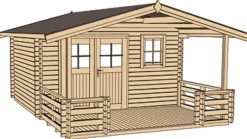 Weka Gartenhaus 136 B Natur New