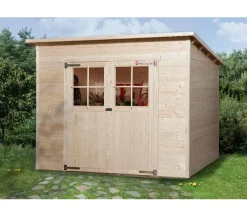 Weka Gartenhäuser & Gerätehäuser - Gartenhaus 325 Gr.3, ca. B256/H225/T243 cm Natur