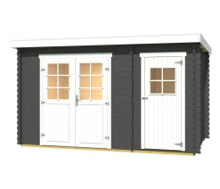 Weka Gartenhäuser & Gerätehäuser > Gartenhaus 254 Gr. 2, ca. B390/H222/T296 cm