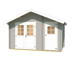 Weka Gartenhaus 253 Gr. 2, ca. B420/H270/T310 cm Hellgrau
