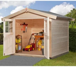 Weka Gartenhaus 122 Gr. 1, ca. B285/H249/T239 cm Natur Hot