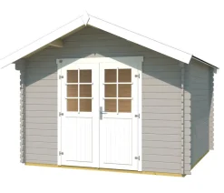 Weka Gartenhaus 209 Gr. 3, ca. B333/H261/T360 cm Hellgrau