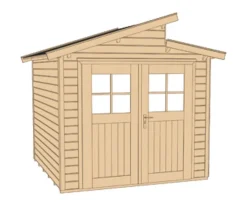 Weka Gartenhaus 226 Gr.1, ca. B237/H252/T231 cm Natur Online