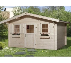Weka Gartenhaus 110 Gr. 2, ca. B460/H266/T454 cm Natur Outlet