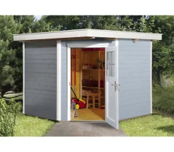 Weka Gartenhaus 229 Gr. 2, ca. B270/H217/T270 cm Grau Clearance