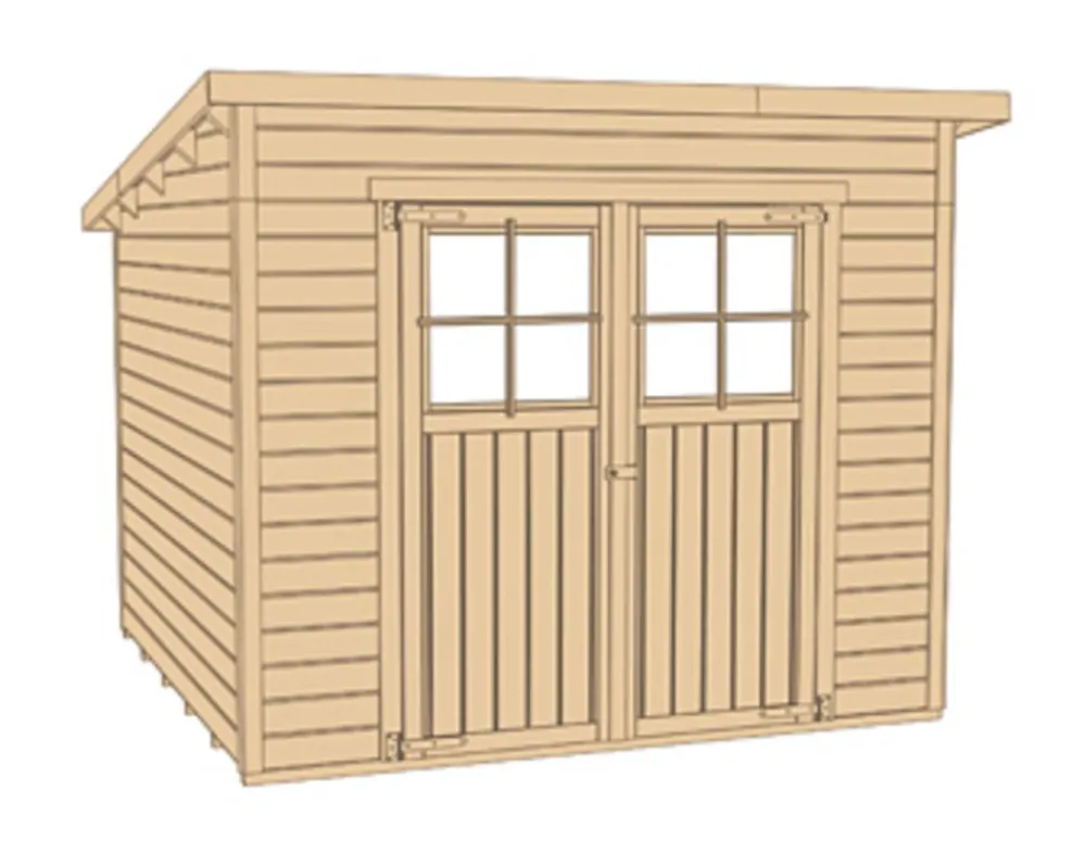 Weka Gartenhaus 325 Gr.1, ca. B200/H225/T198 cm Natur New