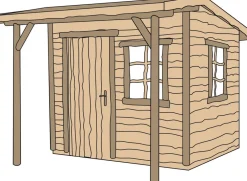 Weka Gartenhäuser & Gerätehäuser - Gartenhaus e 3 Natur