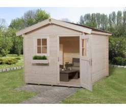 Weka Gartenhaus Premium 28 Natur Hot